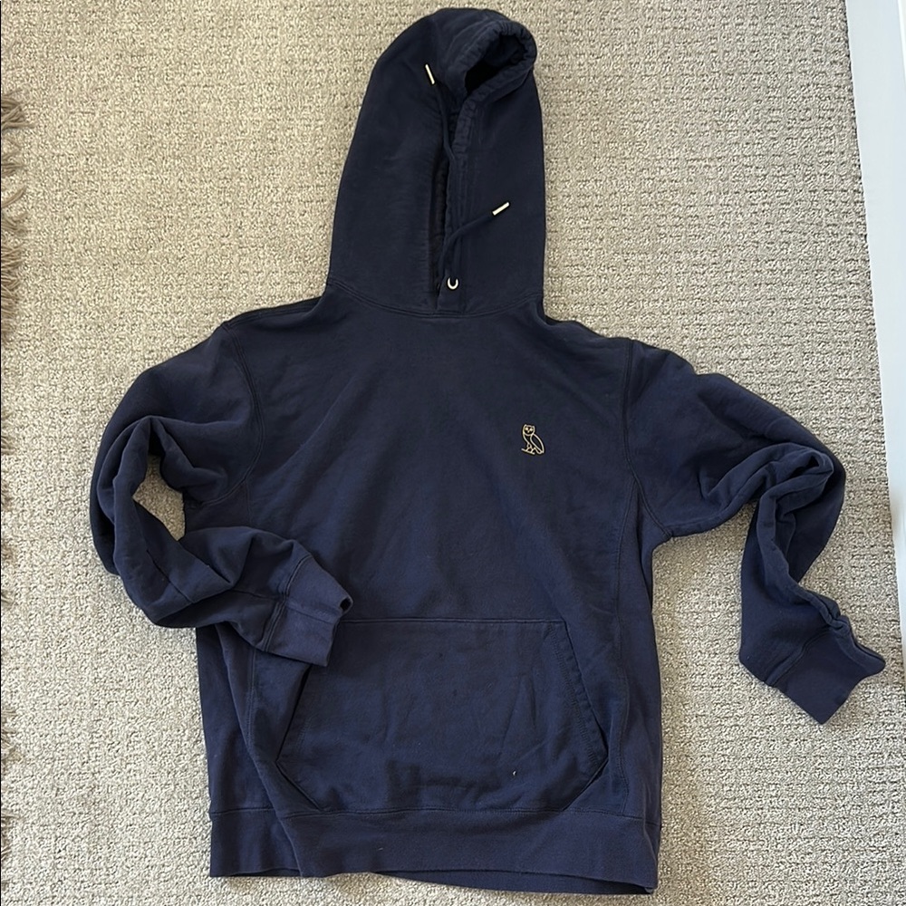 Navy Blue OVO Hoodie with Owl Logo